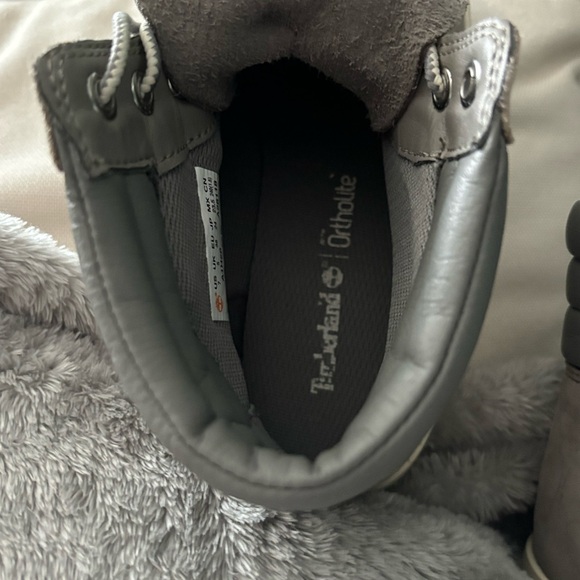 Gray timberland boots size 7 - Picture 4 of 7